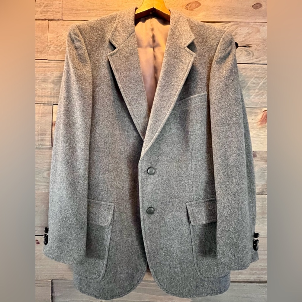 CAMEL HAIR / WOOL MEN’S BLAZER 42R